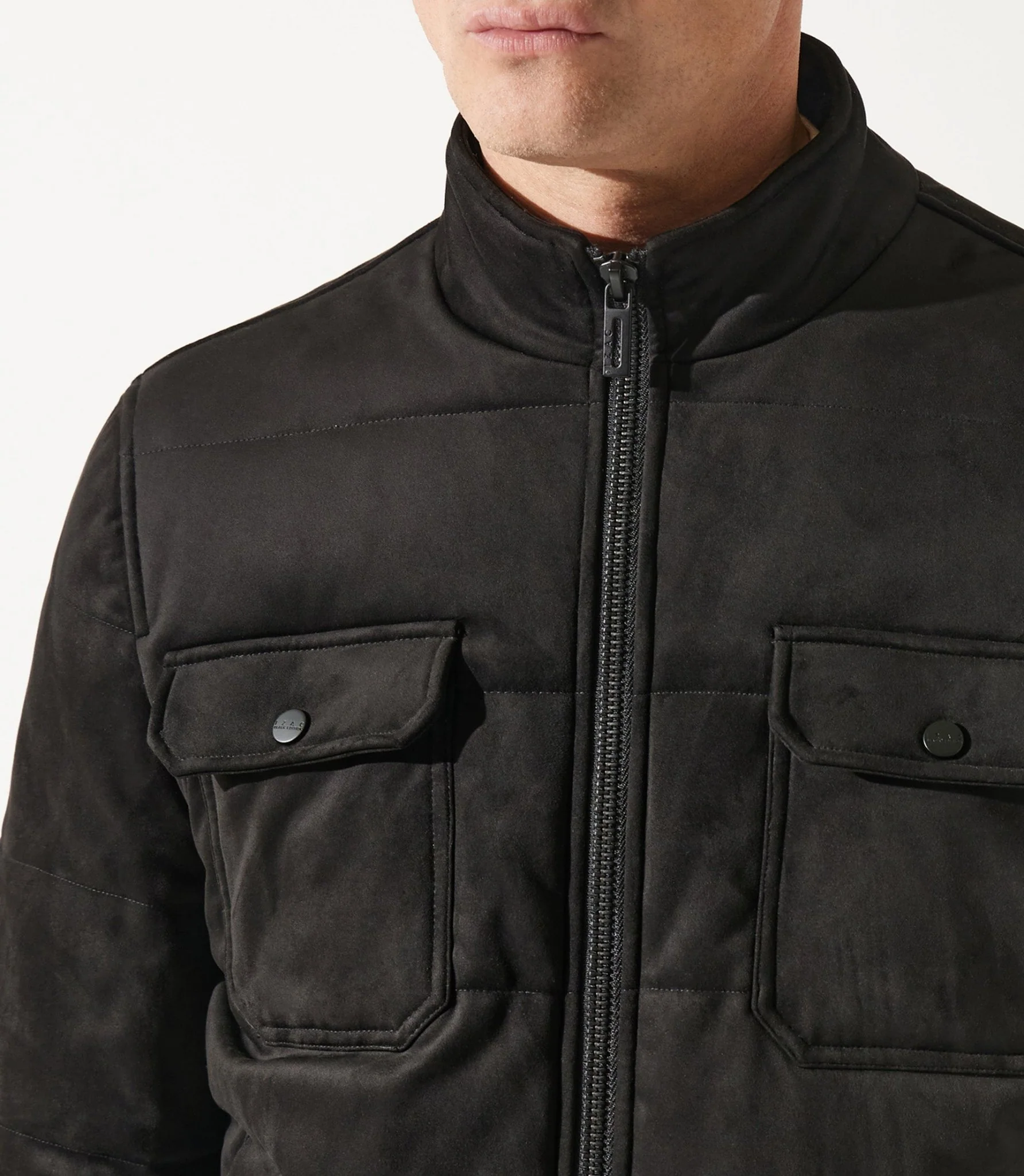 Blouson teddy matelassé noir MEMPHIS - Image 5
