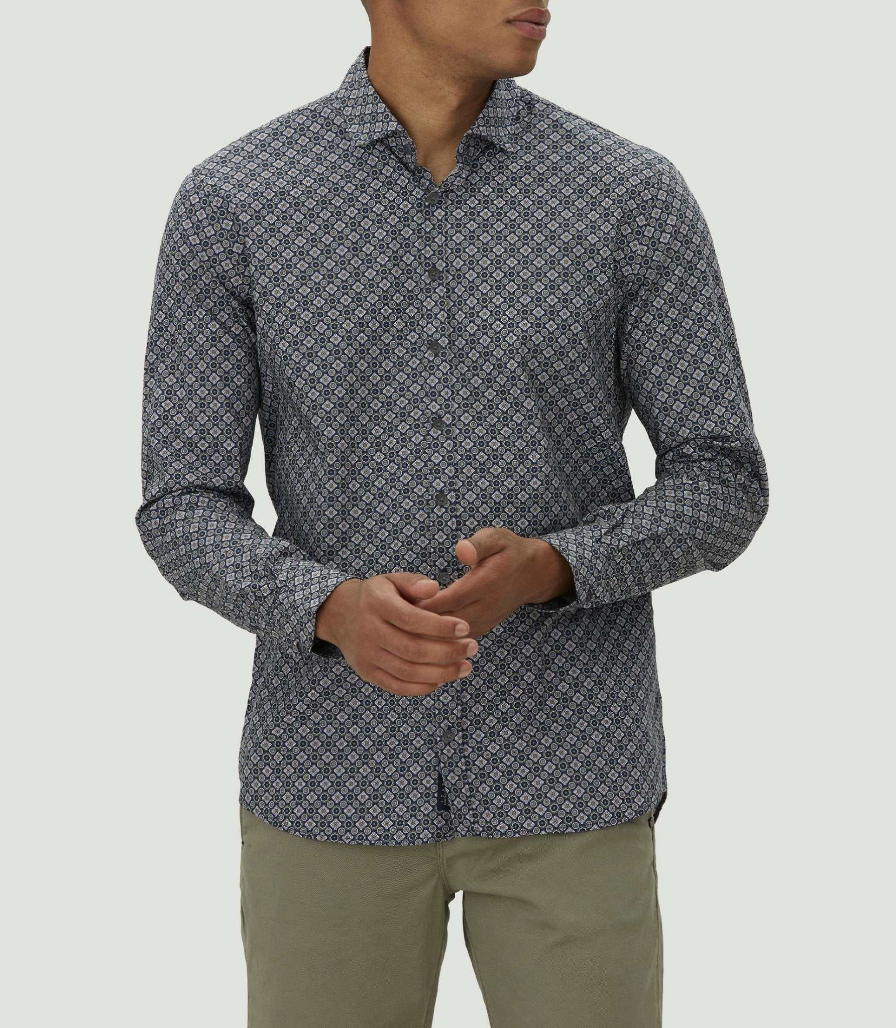 Chemise casual à motif marine "Maiki" - Image 3
