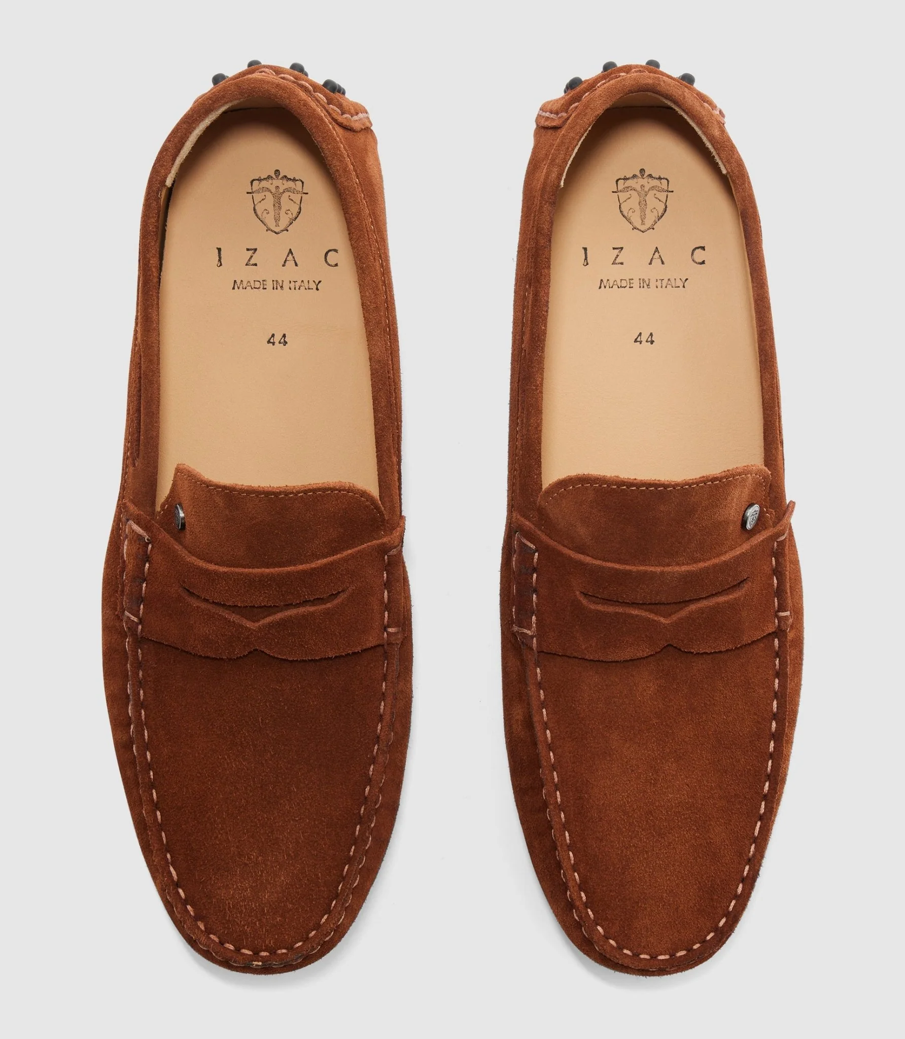 Mocassin en cuir velours camel "Eros" - Image 4