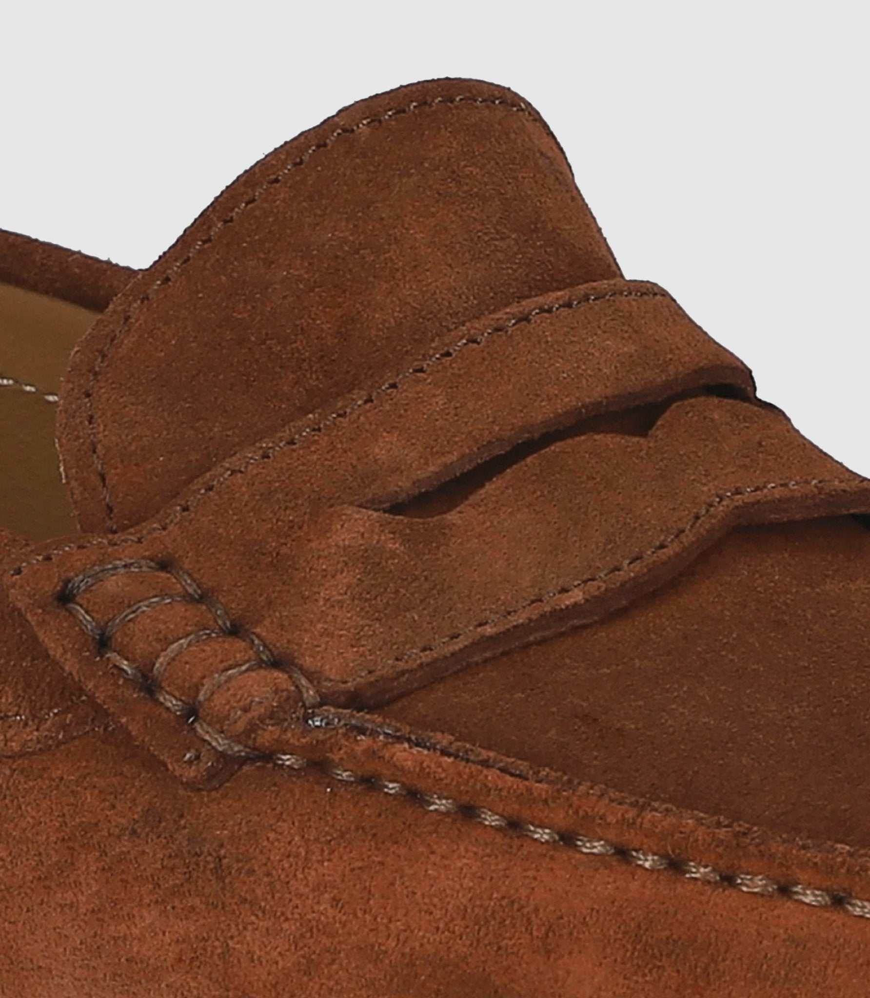Mocassin en cuir velours camel "Eros 2" - Image 3