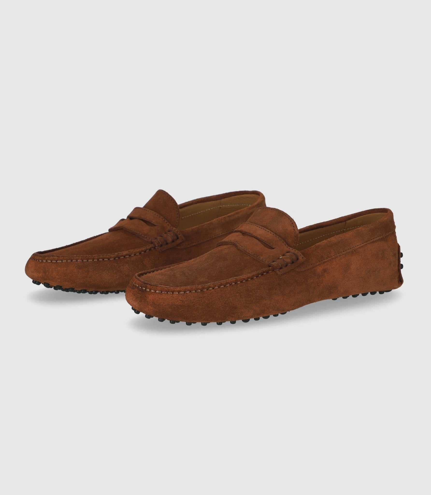 Mocassin en cuir velours camel "Eros 2" - Image 4