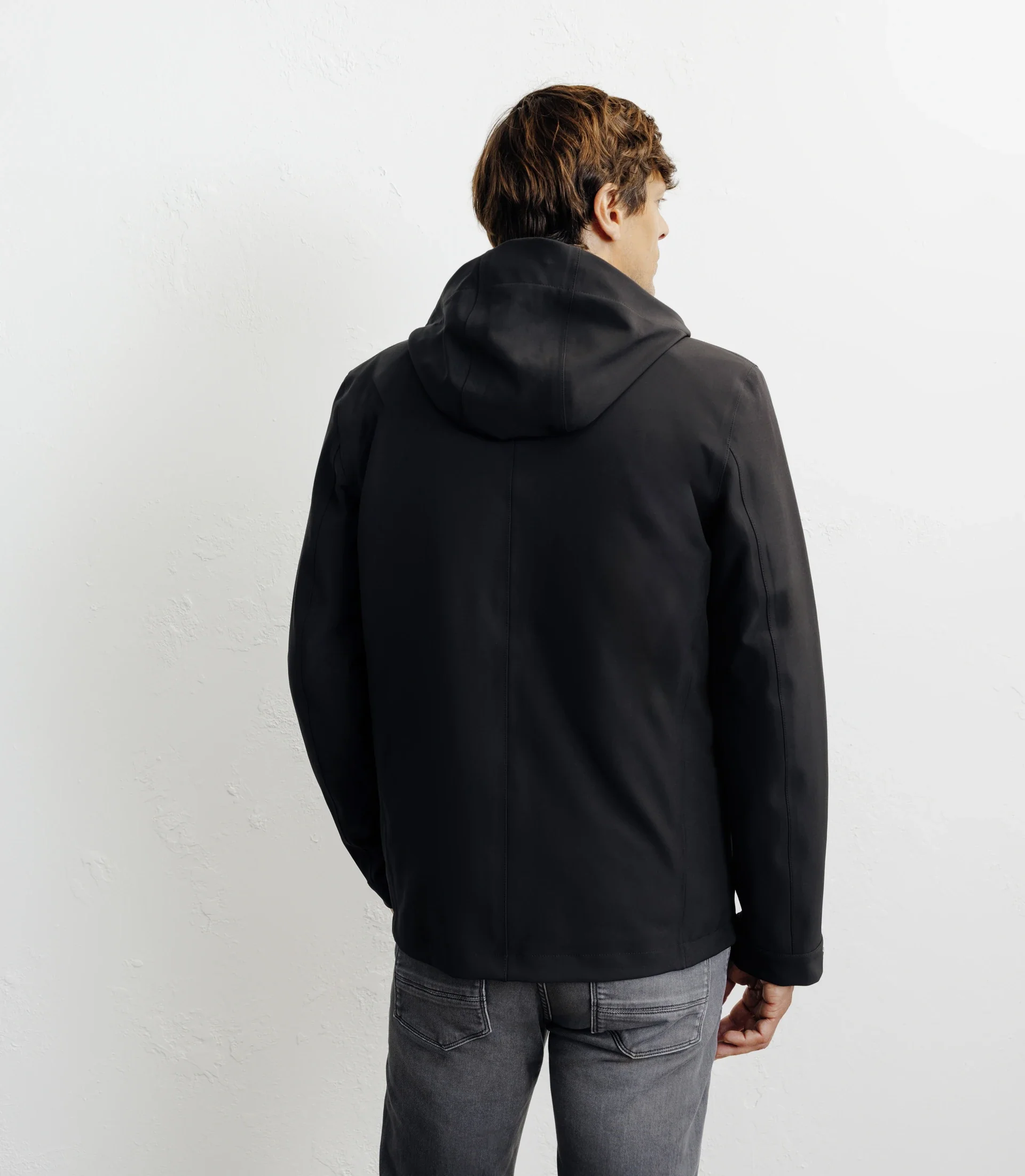 Parka courte 3 en 1 noire - Image 4