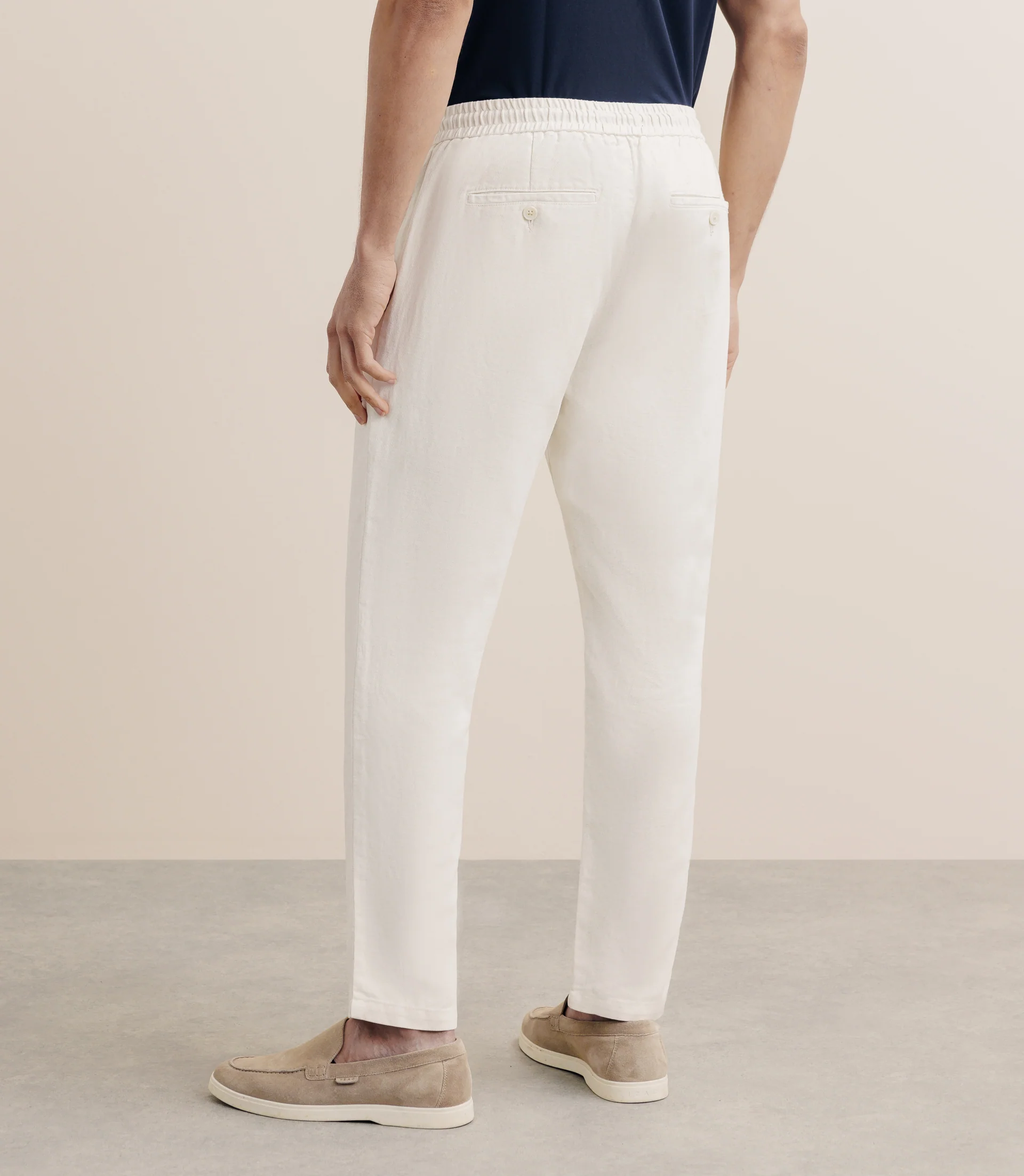 Pantalon élastiqué naturel - Image 4