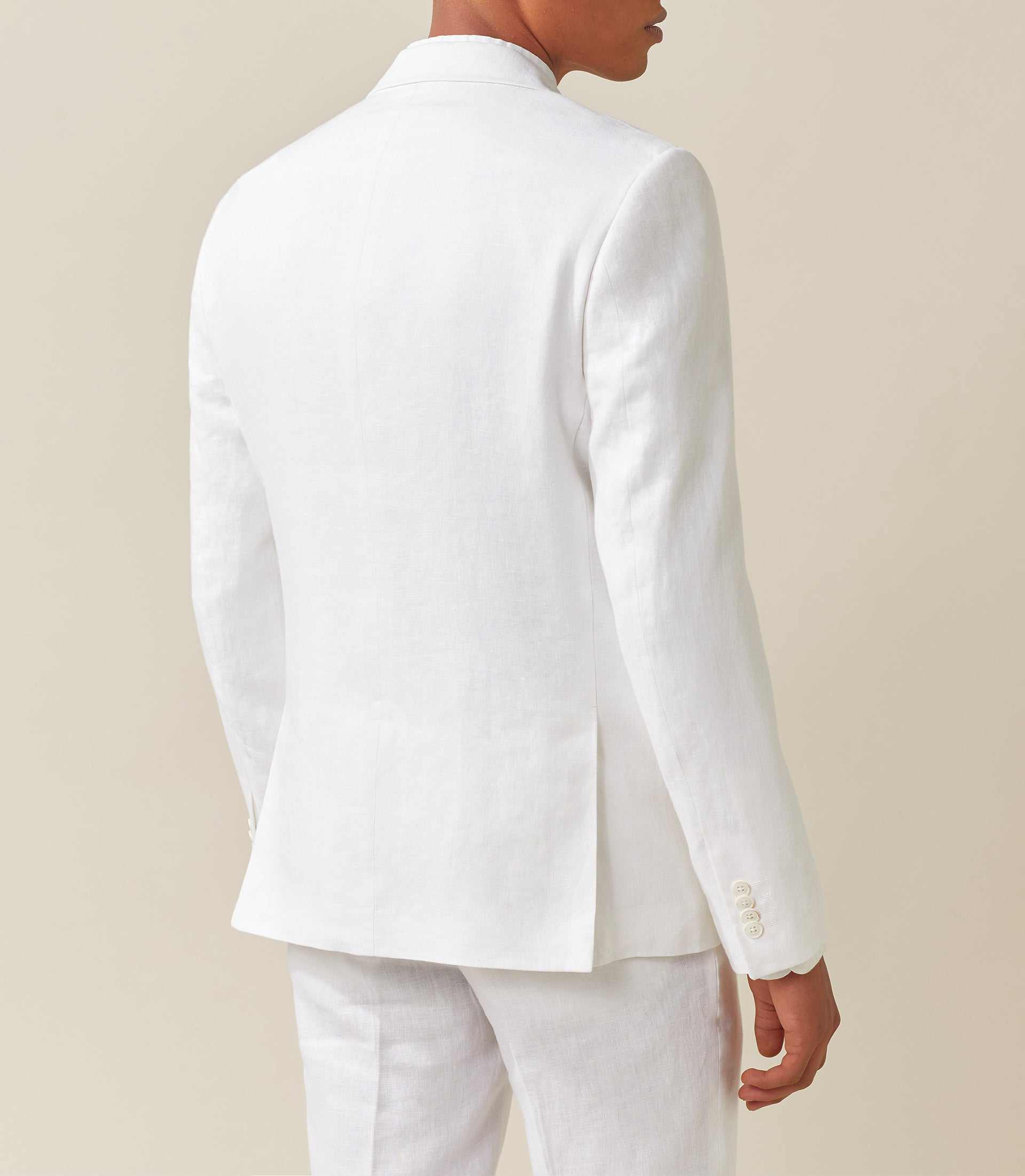 Veste de costume blanche "London" - Image 3