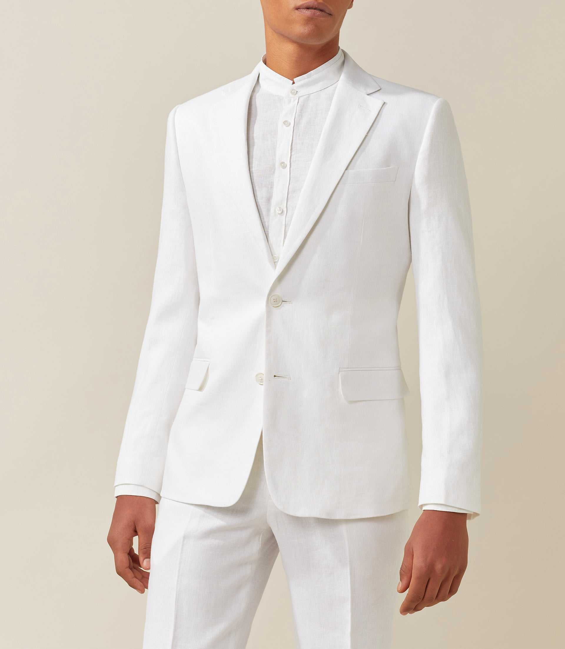 Veste de costume blanche "London" - Image 4